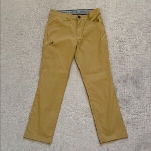 Orvis Men's Khaki Tech Pants - Water Repellent 34x32